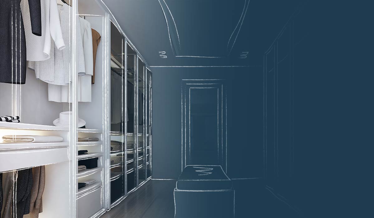 Schrank für Ankleidezimmer 