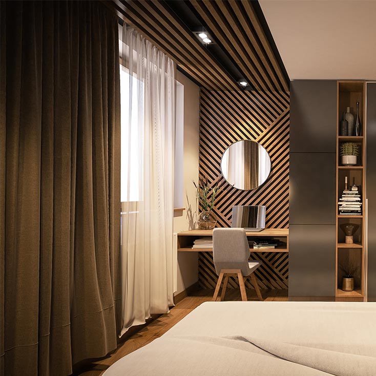 Maßgefertigter Schlafzimmerschrank