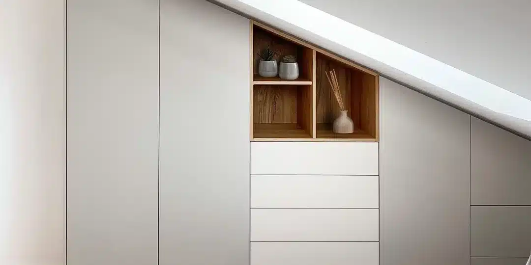 Einbauschrank unter Dachschräge